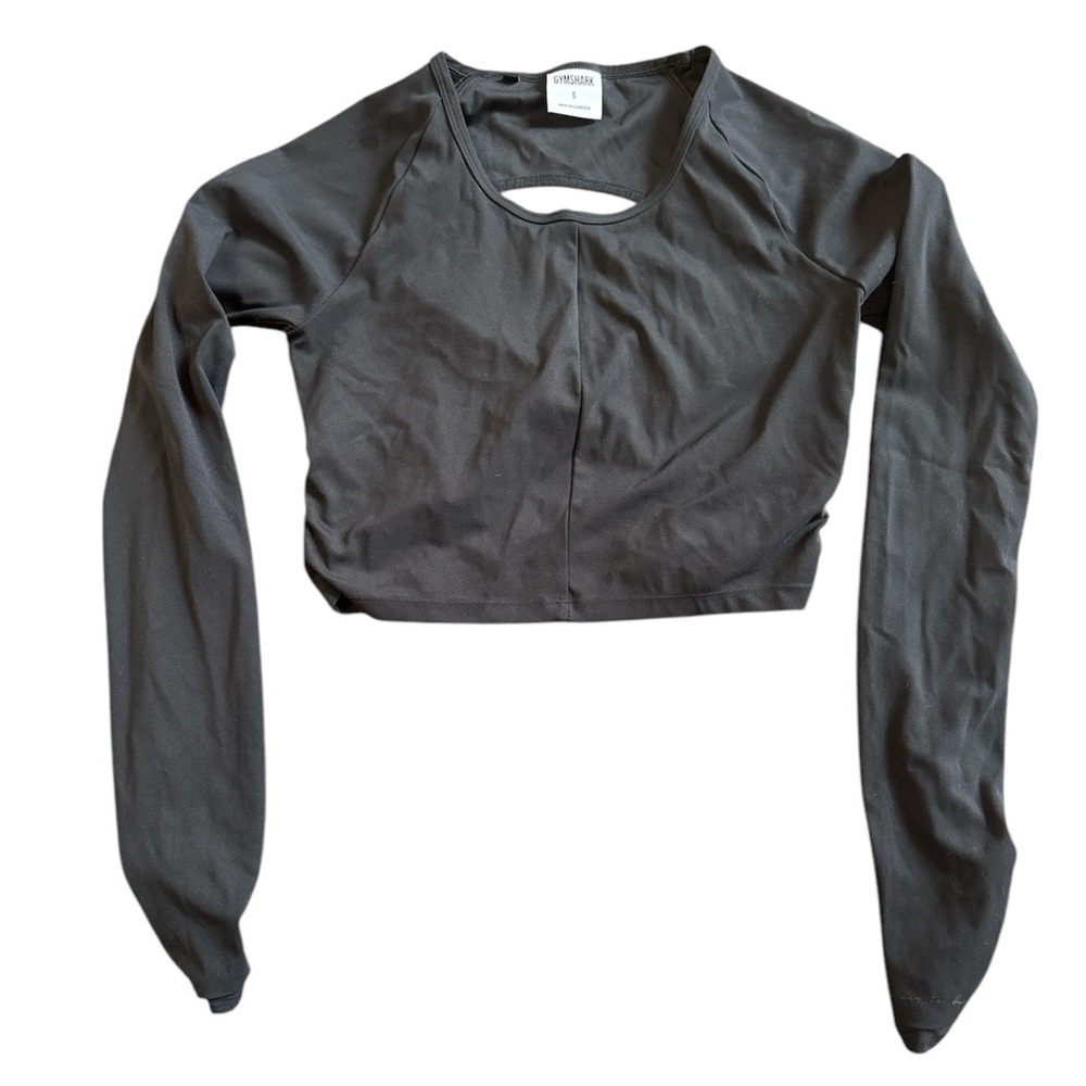 Gymshark Whitney Simmons Black Long Sleeve Crop Top
Size - M  BNWT